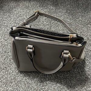 Gray Handbag